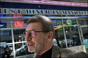 Author Pete Hamill at the Skylight Diner in New York in this 2007 file photo.