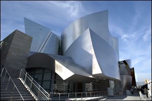 The Walt Disney Concert Hall in Los Angeles, which opened in 2003,  was designed by architect Frank Gehry, who also designed the University of Toledo Center for Visual Arts. 