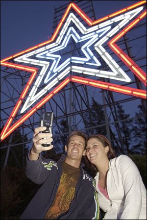 The Roanoke Star, also known as the Mill Mountain Star, is the world's largest freestanding illuminated man-made star, constructed in 1949 at the top of Mill Mountain.
