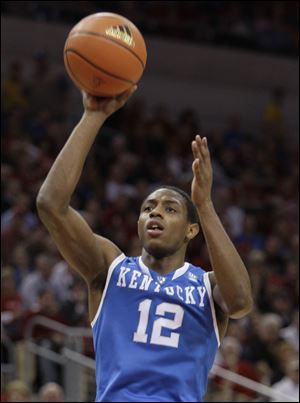 Kentucky's Brandon Knight, eighth pick overall, was chosen by the Detroit Pistons.