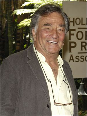 Actor Peter Falk arrives for the Hollywood Foreign Press Association's annual installation luncheon at The Beverly Hills Hotel in Beverly Hills, Calif., in this Aug. 9, 2007 file photo.