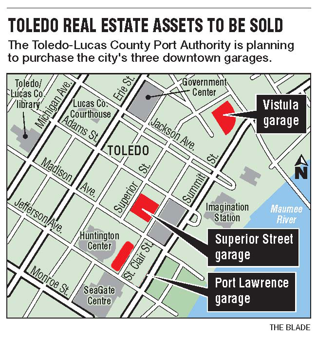 Port authority to buy 3 city garages The Blade