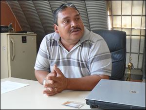 Rigoberto Carias, operations manager, says access to the dump has been decreased by issuing of credentials. About 1,400 have such permits, which cost $6 a year. The fee goes to research on dump workers. 