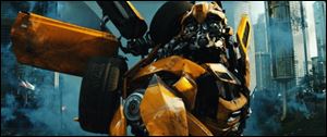 Bumblebee is shown in a scene from 