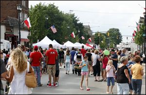 Toledoans enjoy a previous festival on Lagrange Street.