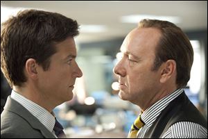Jason Batemen, left, and Kevin Spacey square off in 'Horrible Bosses.'