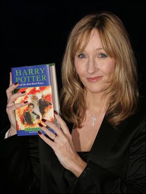 British author J.K. Rowling penned the Harry Potter series.