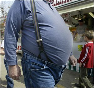 In a recent report Ohio is listed as the 13th most obese state and Michigan the 10th most obese.