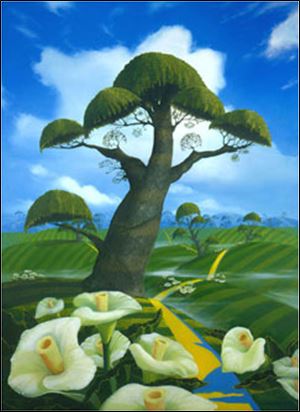 Michael Provenza's 'Summer' can be seen along with works by other artists at Sur Saint Clair Gallery, One South St., during the July 21 Art Walk.