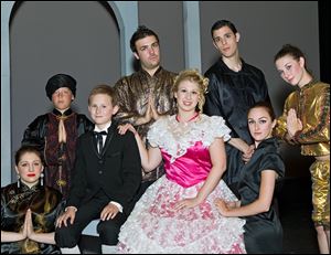 Cast members of the Huron Playhouse production of 'The King and I.'