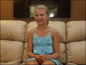 Kayla Caswell, 11, of Whitehouse will be among 14 other students at the Young Women's Summer Institute.