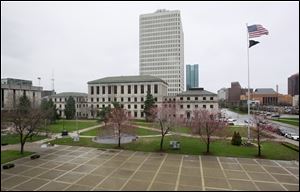 The Civic Center Mall is located on Jackson Street across from the Lucas County Courthouse.