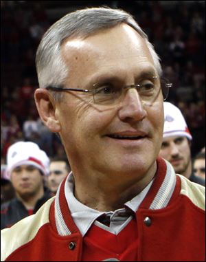Former Ohio State football coach Jim Tressel 