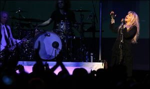 Stevie Nicks kicked off the snow Friday with 