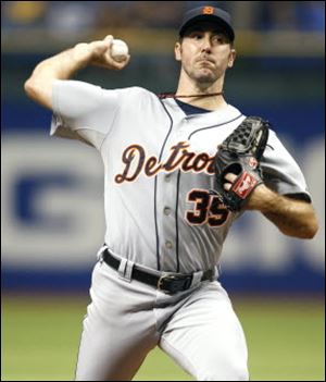 Tiger ace Justin Verlander won his seventh consecutive start Friday and his 19th for the season.