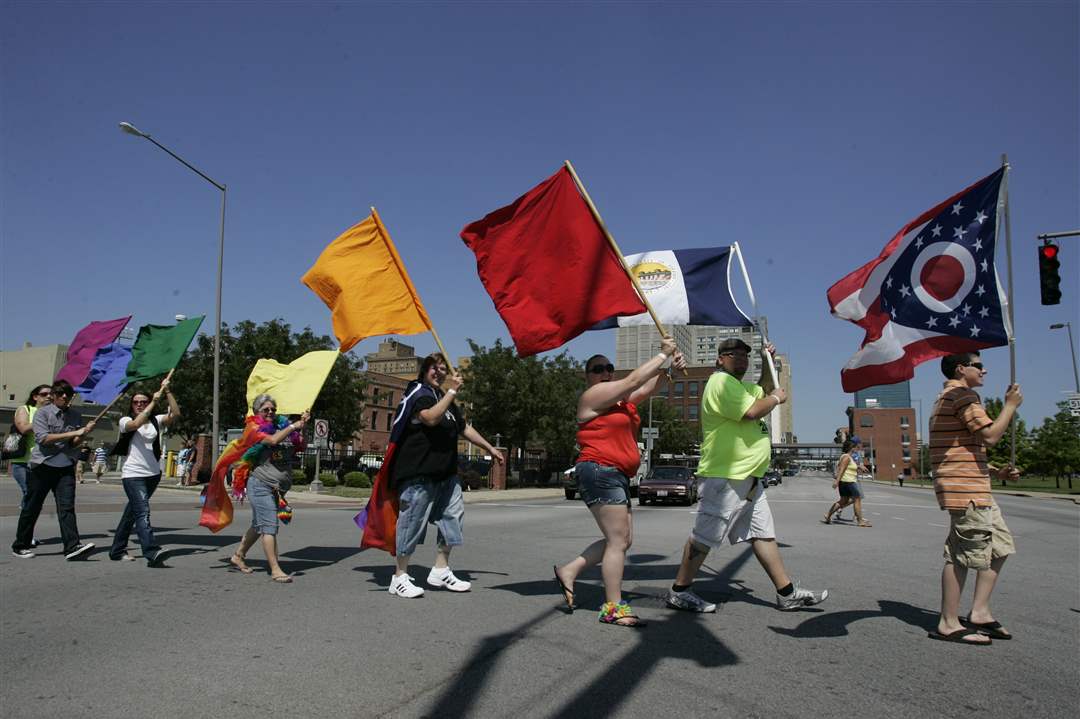 Rainbow-flags-during-gay-pride-parade