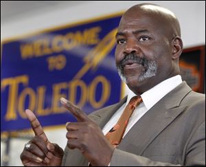 Mayor Mike Bell says the Promenade Park makeover would be an investment in the city’s future.