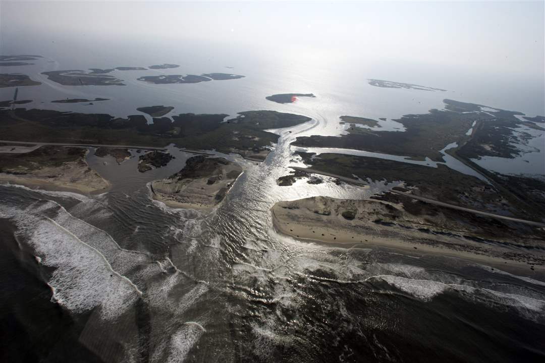 Irene-Hatteras-Island-road