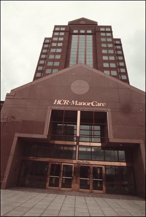 HCR ManorCare in downtown Toledo was publicly traded until the Carlyle Group, a private equity firm, purchased it in 2007. 