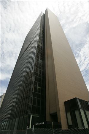 The 400-foot Fiberglas Tower, built in 1969, has been vacant since 1996.