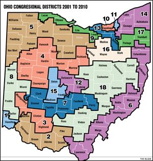 Ohio Congressional Districts 2001-2010