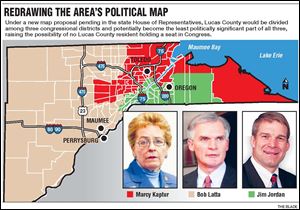 Redrawing the area's political map.