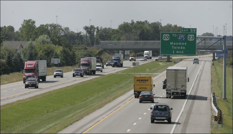 ... west on the Ohio Turnpike near Maumee, Ohio, in this 2009 file photo
