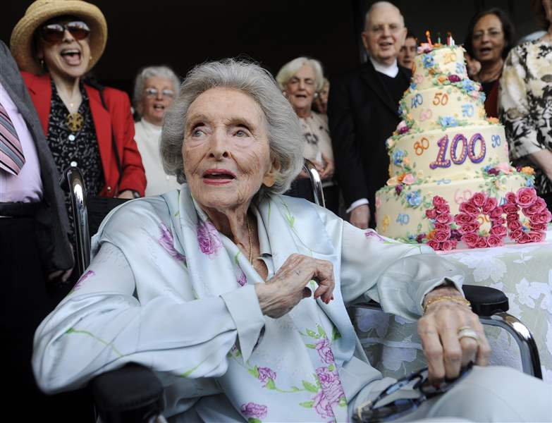 Dolores-Hope-100th-birthday-cake