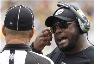 The Steelers' Mike Tomlin may have the same offensive line versus Indianapolis Sunday that started against Seattle.
