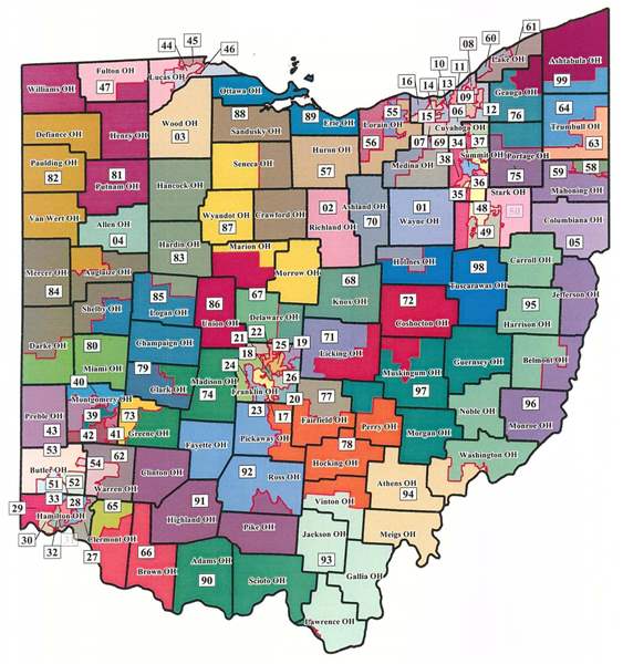 Ohio House map proposal