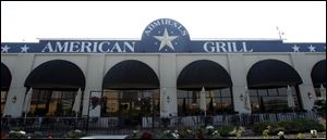 The facade on Admiral's American Grill at The Dock's on September 13, 2011.