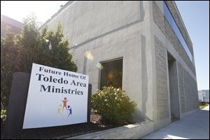 The facade of the new Toledo Area Ministries located at 3043 Monroe St.