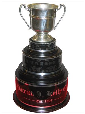 The Kelly Cup is awarded to the ECHL champion.
