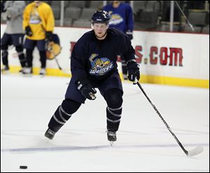 Mat Krug, a defenseman, comes to Toledo after spending last season with Gwinnett in the ECHL.