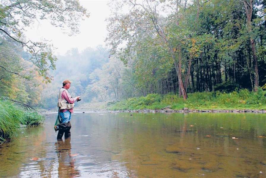 Fall fly fishing on the scenic Little Beaver Creek The Blade