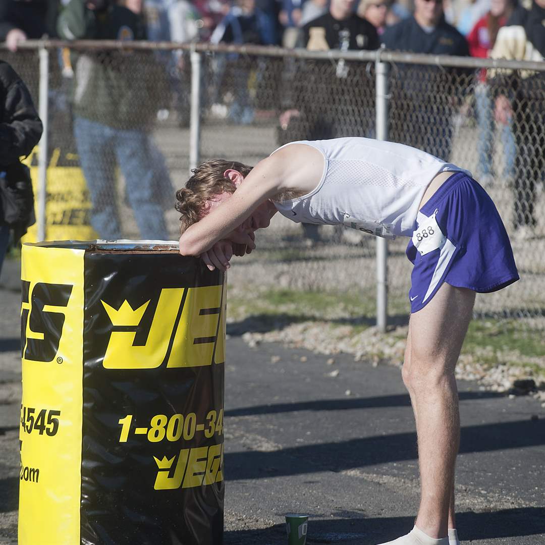 Maumee-runner-Willy-Fink-rests-after-finishing-third
