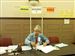 Barbara-Steagall-library-poll-station.jpg Barbara Steagall works Tuesday at a polling locaiton inside the Maumee Branch Library.