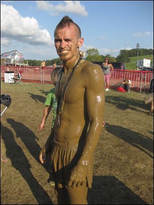 Twice Chad Anastasoff won the Warrior Dash, a 'mud crawling, fire leaping, extreme run from hell.' 