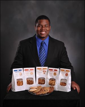 University of Toledo student Johnathon Bush hopes to expand his line of cookies and cookie dough into more Toledo area stores through his participation in the 2011 Global Student Entrepreneur Award.