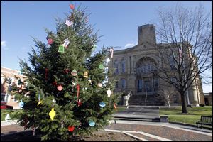 The Seneca County Courthouse.