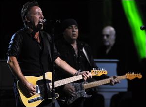 Bruce Springsteen, left, and Steven Van Zandt of the E Street Band. 