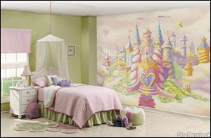 Whether your child likes a solar system theme or wants a princess canopy, a wall mural can make redoing a children's room fast and easy.