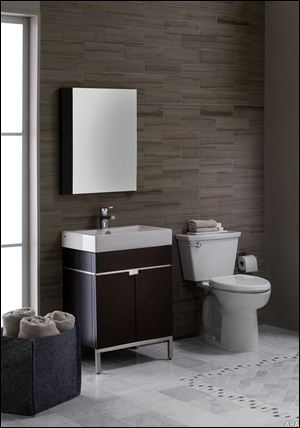 Never sacrifice style for independence — universal design in the bathroom is the answer. An elegantly designed 16 1/2-inch toilet, complemented with a single lever faucet on a vanity with convenient storage, provide accessible and functional solutions for successfully aging in place.


