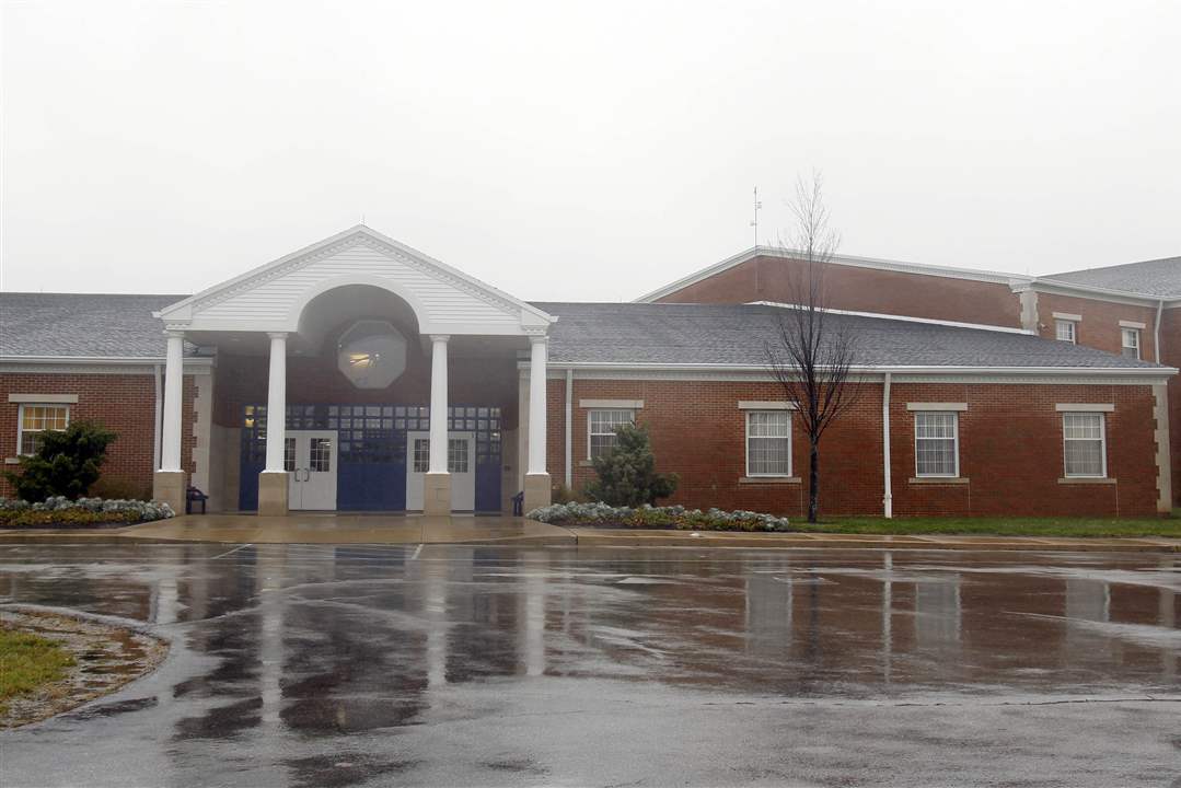 Timberstone-Junior-High-is-affected-by-today-s-heavy-rain