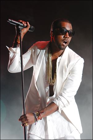 Kanye West performs at Mawazine Festival in Rabat, Morocco. 