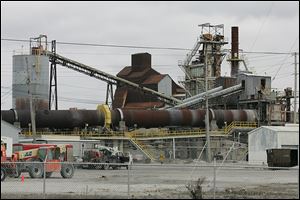 Three contracted workers were injured Friday while working on a new kiln at Martin Marietta Magnesia Specialties in Woodville, Ohio.