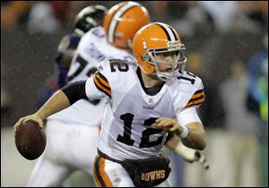 Browns quarterback Colt McCoy did not travel to Arizona on Saturday with the team as he continues to suffer from concussion-related symptoms. Seneca Wallace, who spent several seasons as a backup in Seattle, will start in his place Sunday. Wallace has experience facing the Cardinals from his days as a member of the Seattle Seahawks.