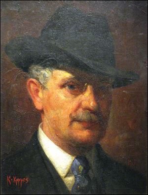 Self-portrait of Karl Kappes. 