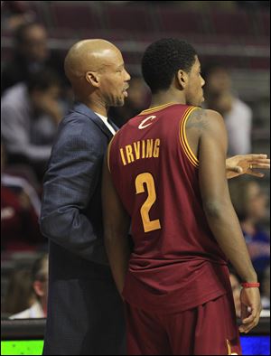 Cavaliers coach Byron Scott is trying to walk a fine line between winning games and developing Kyrie Irving.