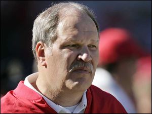 Jim Bollman, offensive coordinator for Ohio State.